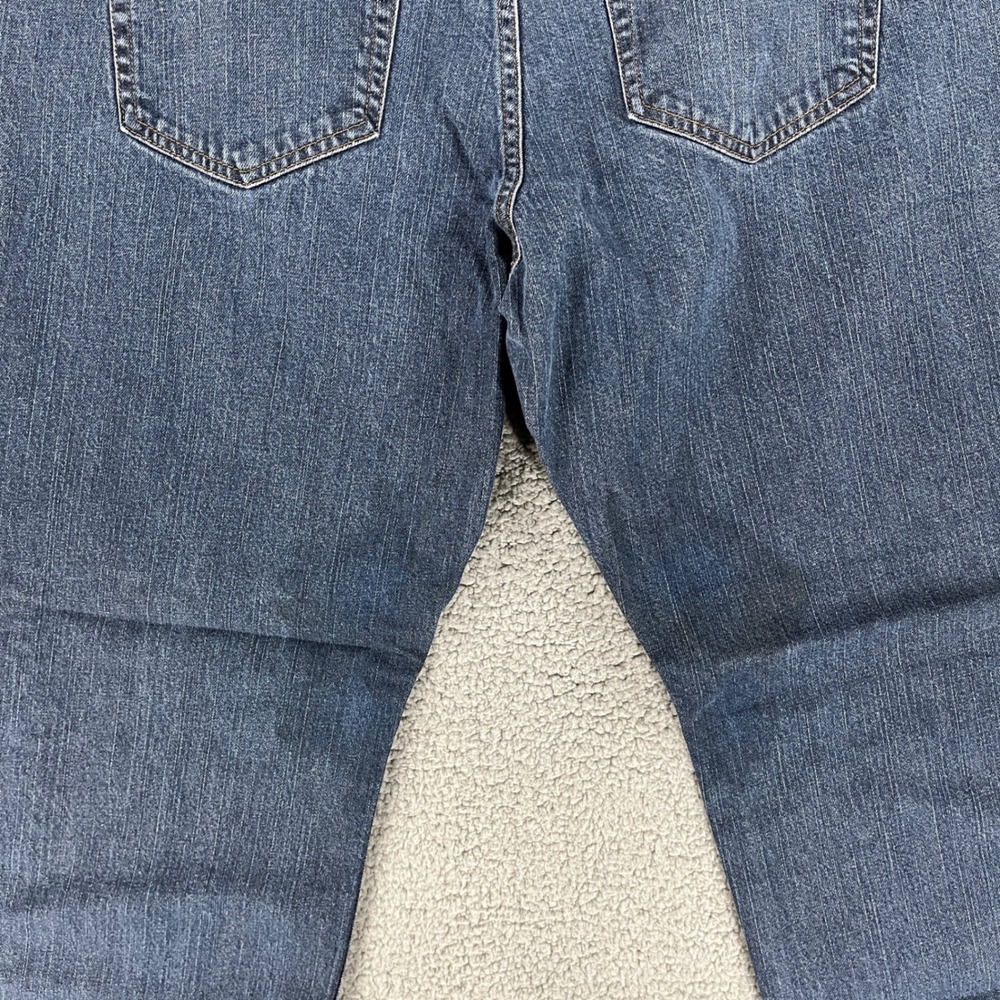 Michael Kors Mens Tailored Fit Jeans Blue Medium Wash 38x32 Straight Leg Denim - Picture 8 of 10